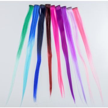 Κτενάκι συνθετική τρίχα δίχρωμη σε 9 χρώματα-Πράσινο