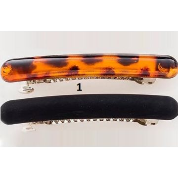 Μπαρέτα πλαστική 6εκ σε καφέ και μαύρο χρώμα - Σχέδιο 1