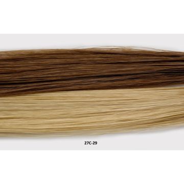 Ποστίς συνθετικό φιλαριστό μακρύ με κλάμερ-27C-29