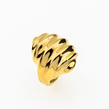 Εντυπωσιακό Μεταλλικό Δαχτυλίδι με Σφυγγοφωλιά Σχέδιο: Πολυτέλεια και Μοναδικότητα