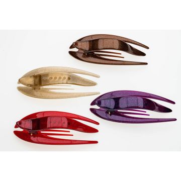 Κλίπ πλαστικό σε 4 μεταλλικά χρώματα