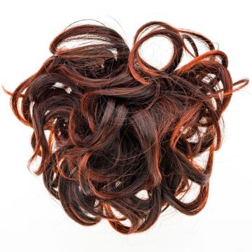 Σούρα ποστίς μπούκλα από συνθετική τρίχα-4T350