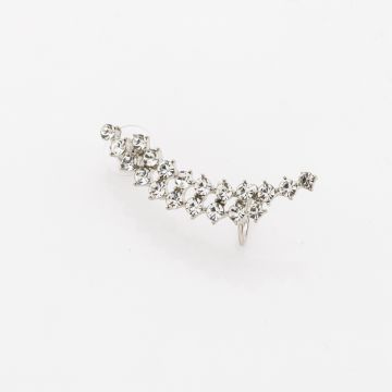 “Twinkle Line” Ear Climber Διπλή Λάμψη