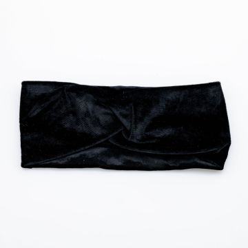 Κορδέλα υφασμάτινη βελούδο σε 7 χρώματα-Μαύρο