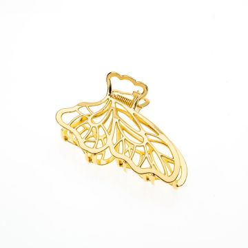 Κλάμερ σε σχήμα πεταλούδας σε χρυσό και ασημί