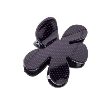 Κλάμερ πλαστικό πουά λουλούδι