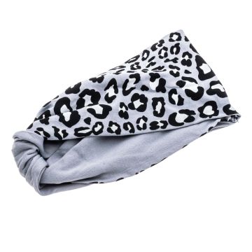 Λεοπάρ κορδέλα μαλλιών με κόμπο