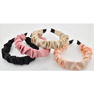 Στέκα υφασμάτινη με σούρα σε 4 χρώματα